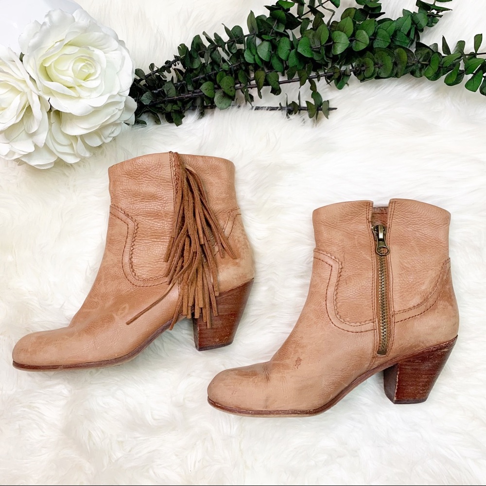 Sam Edelman Louie Fringe Ankle Bootie